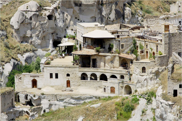 In Cappadocia, returning to the cave