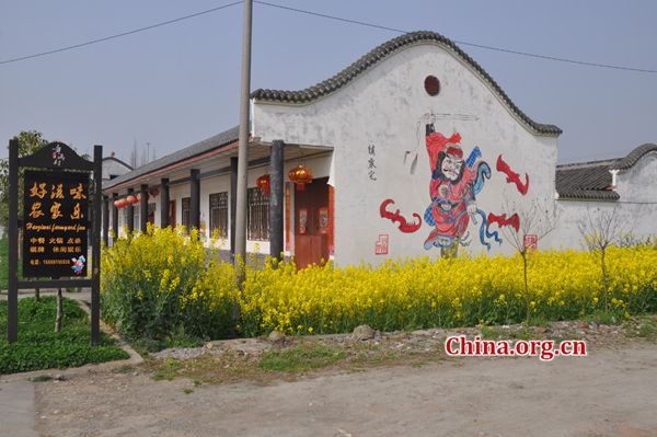 Spring scenery in Mianzhu, Scihuan