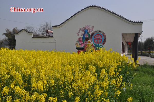 Spring scenery in Mianzhu, Scihuan