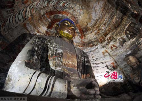 Yungang Grottoes in Shanxi