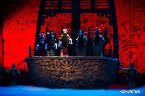 Peking Opera performed at Hungary's State Theater