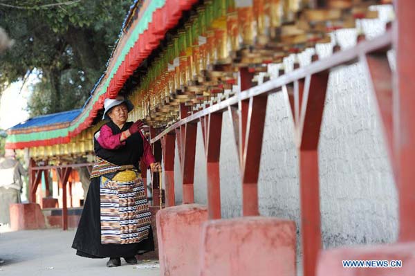 Tashilunpo Monastery in Tibet