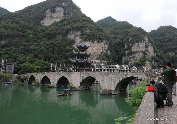 Picturesque ancient town in SW China