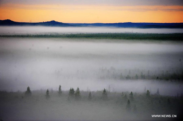 Scenery of Wuyiling Wetlands Natural Reserve in NE China