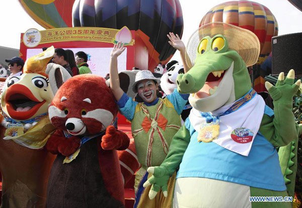 HK Ocean Park awarded as world best theme park