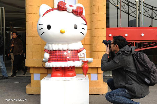 'Hello Kitty Polar Tour' exhibition opens in Shanghai