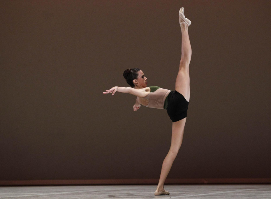 Contestants perform at the final of the Prix de Lausanne