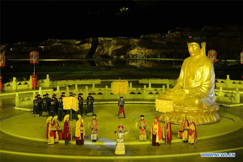 Kangxi ceremony performed in Chengde, N China