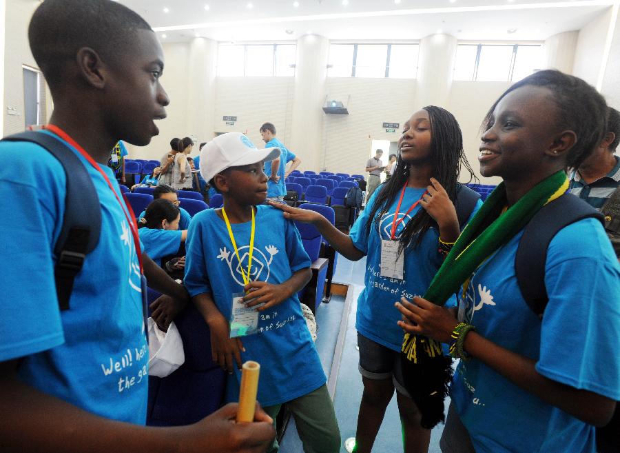 Teens join summer camp on world heritage