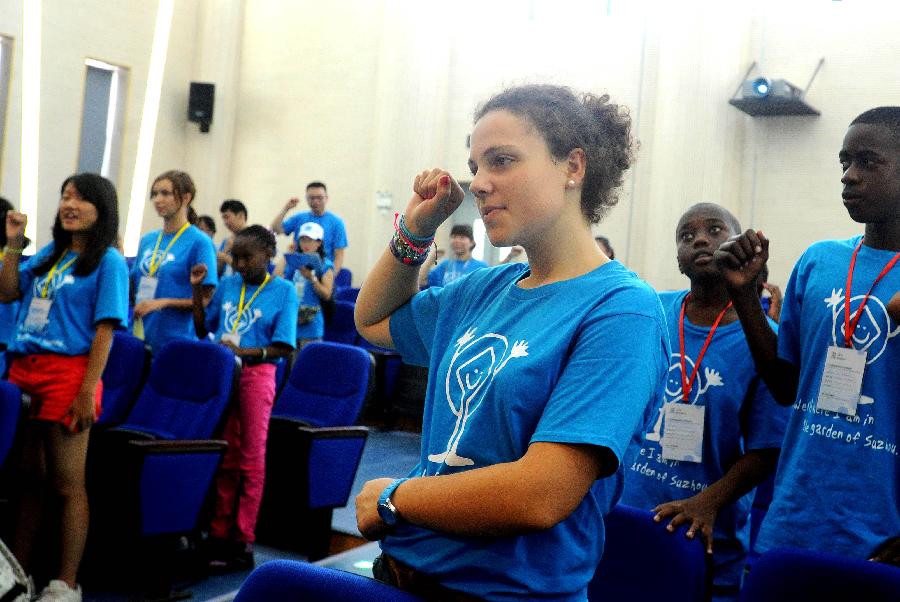 Teens join summer camp on world heritage