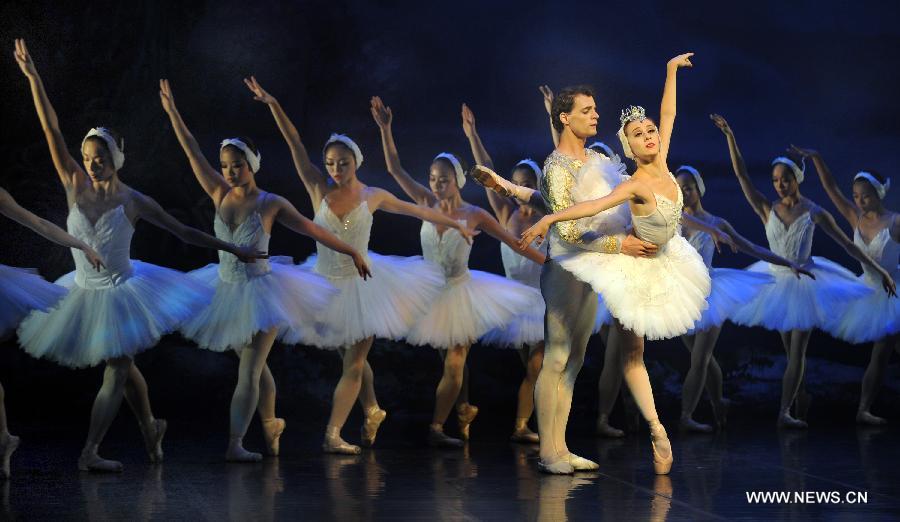 Ballet Swan Lake rehearsed in Taipei