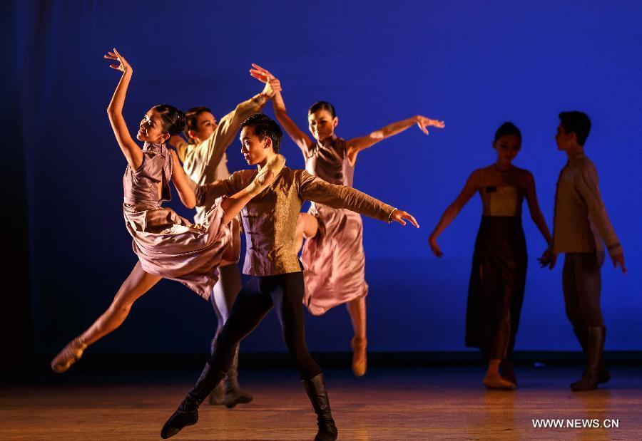 Ballet Romeo and Juliet performed in E China