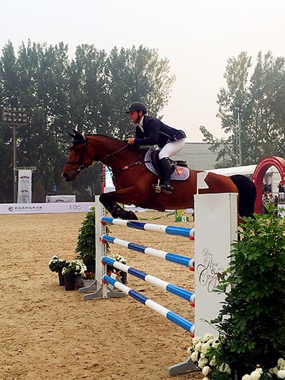 Horseback contest in Beijing