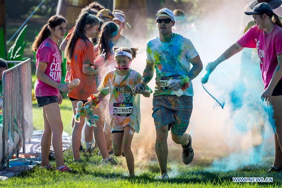 About 10,000 people attend 5km Color Run in Australia