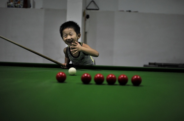 Pint-sized snooker prodigy