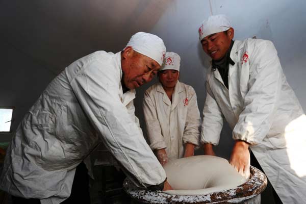 Cellophane noodles in Anhui province