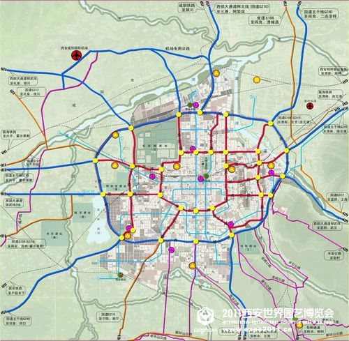 Maps of Expo 2011 Xi'an