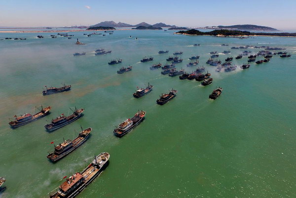 Seasonal fishing ban lifted in Fujian