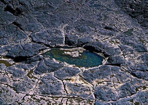 Tremendous volcanic topography on southeast coast