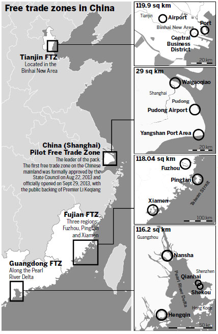 Fujian zone to focus on cross-Straits trade