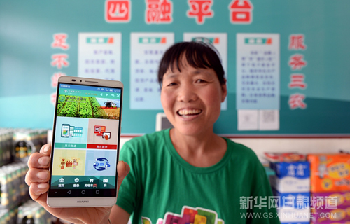 Online financial services benefit farmers in NW China