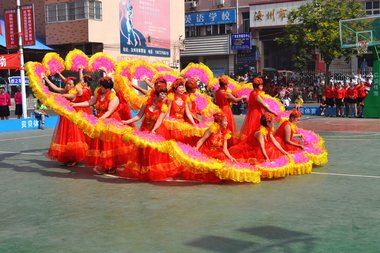 Ruzhou holds city aerobics contest