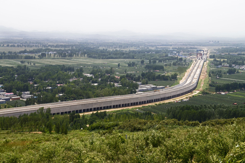 Main works of Shahe Aqueduct Tender Section II completed by CGGC