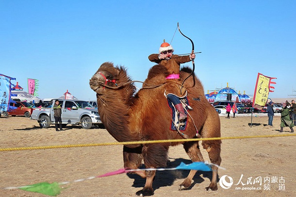 Camel archery catches on in Bayannur