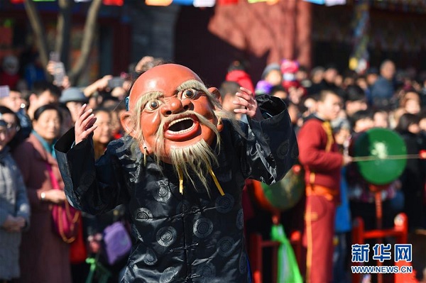 Temple conducts sacred rites during Lantern Festival