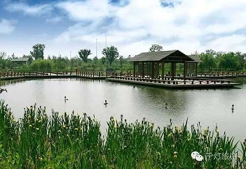 Datang eco-park, idyllic style in Qiandeng