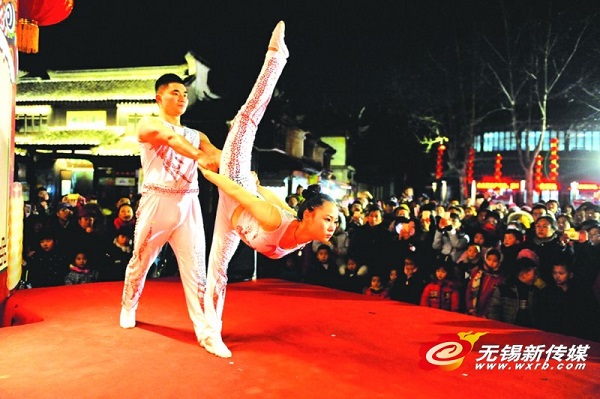 Wuxi's Spring Fest closes with lanterns and dancing