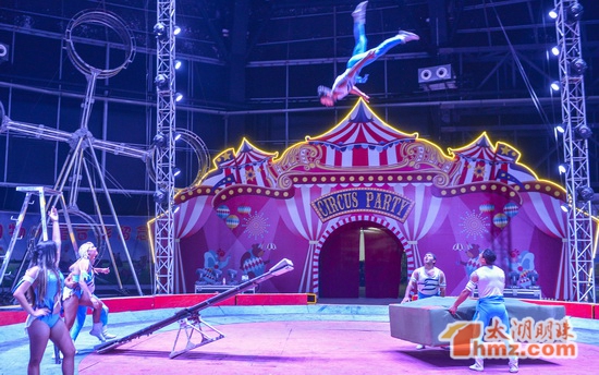 Summer circus takes center stage at Wuxi Zoo