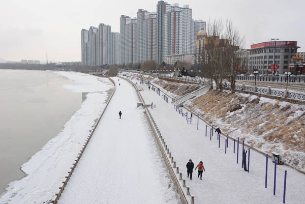 NE China gets its first snowfall this year