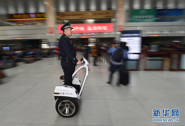 NE patroller and his Segway