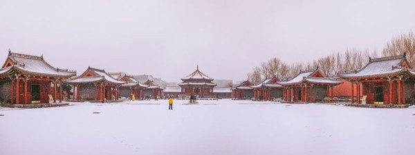 Snow turns Shenyang Imperial Palace Museum into fairytale land