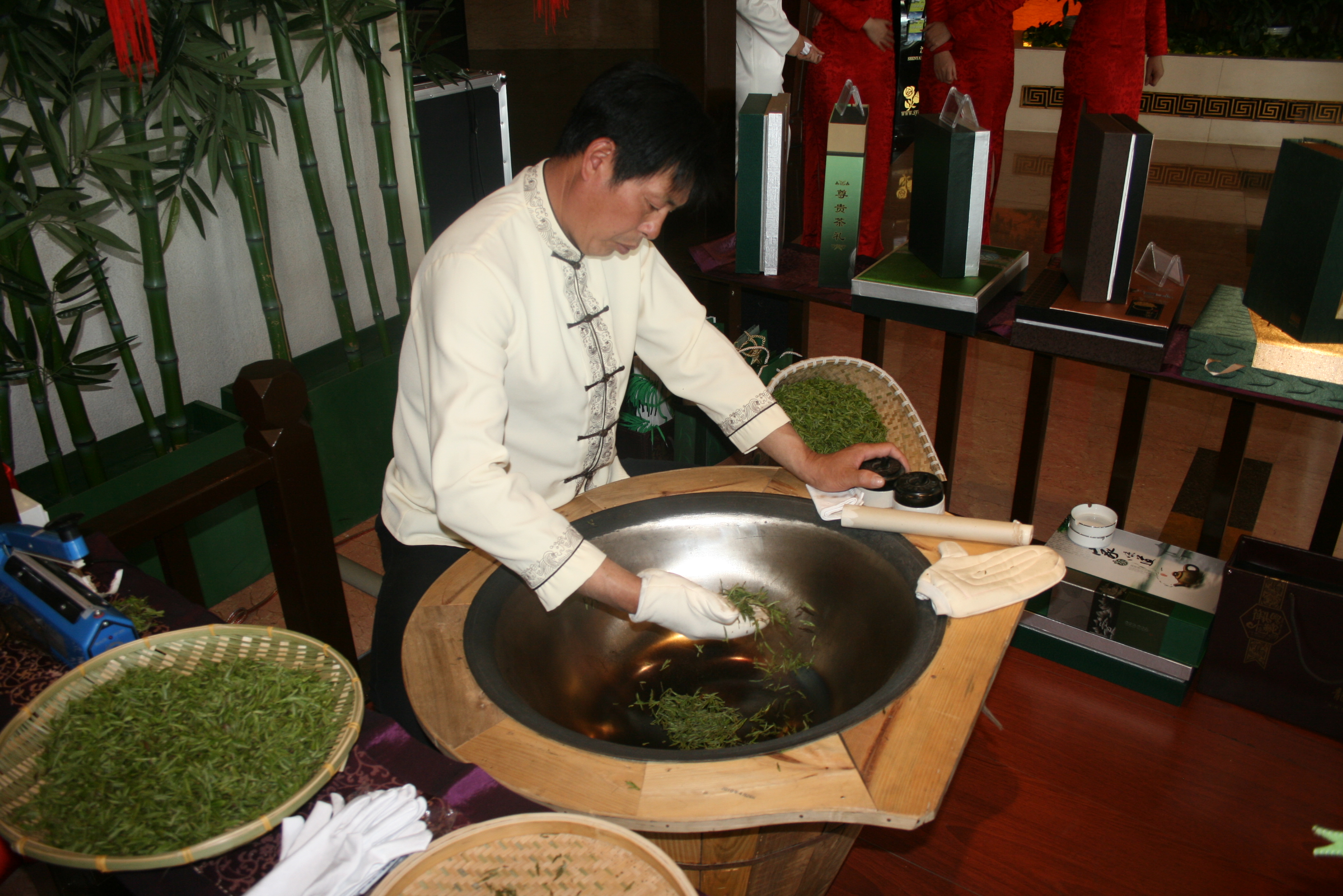 沈陽凱賓斯基飯店現場炒茶節開幕