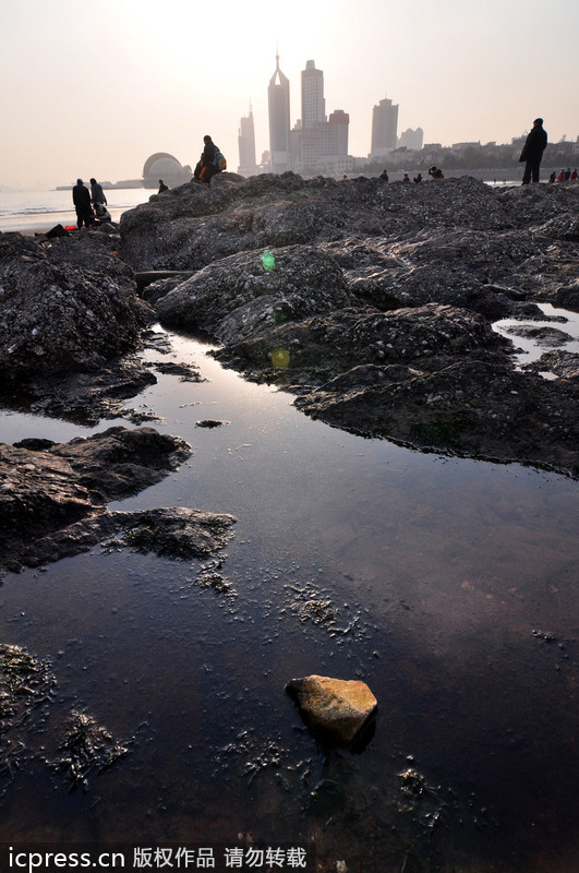 Ocean cleaning underway after oil pipe blast