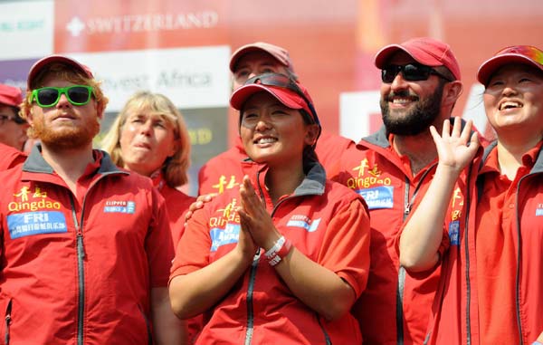 Female sailor from Qingdao finishes circumnavigation