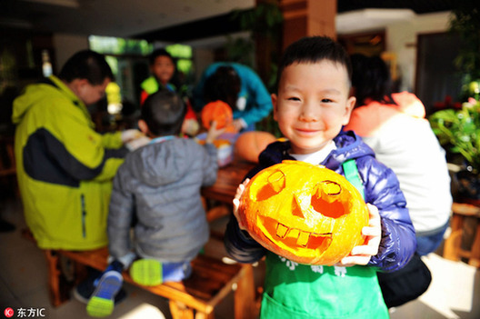 Halloween treats for animals at the zoo