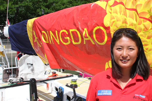 Qingdao native aims to make sailing history