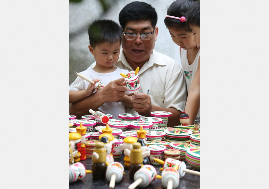 Ancient wood-cut toys in Tancheng county