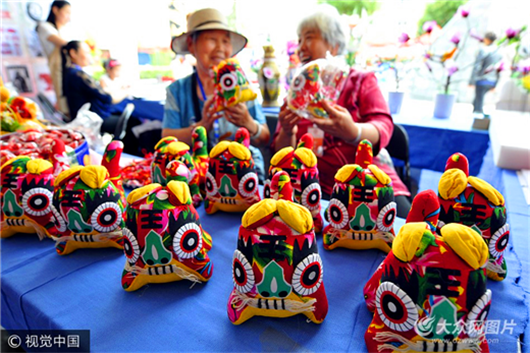 In pics: Linyi's first intangible culture heritage expo