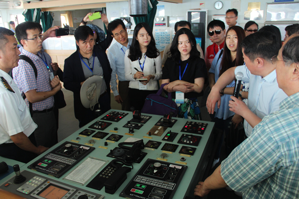 Road and sea connected transport project between China and ROK