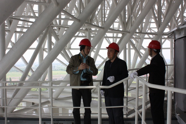 CAS official inspects Sheshan Technology Park and Tianma telescope