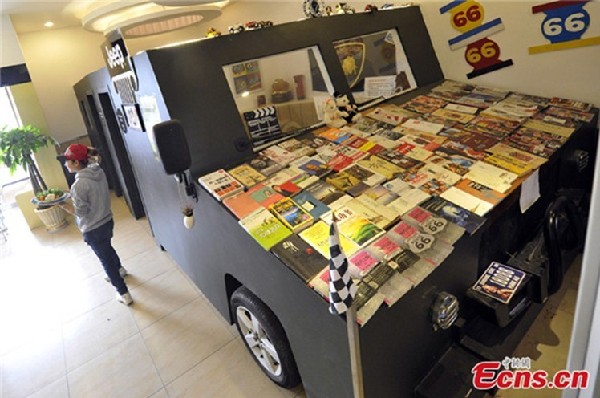 Car-themed restaurant in Taiyuan, Shanxi