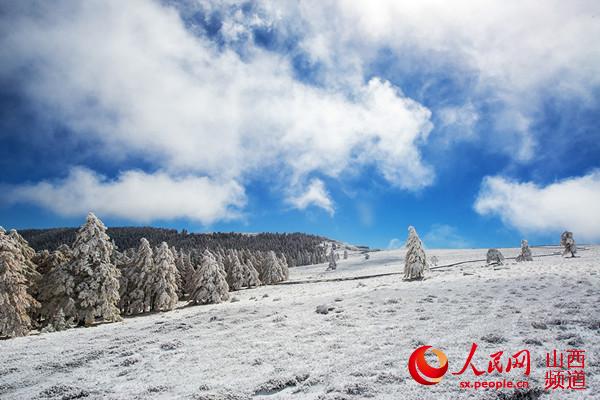 Snow scenary of Luya Mountain