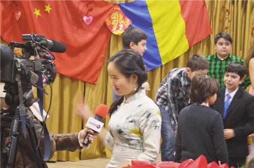 Shanxi girl organizes a Spring Festival Gala in Romania