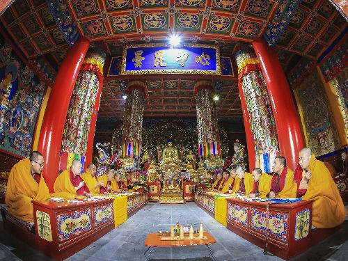 Mount Wutai holds two-day Buddhist ceremony