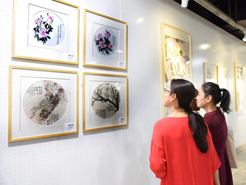 Alumnus opens calligraphy exhibition at Shanxi University