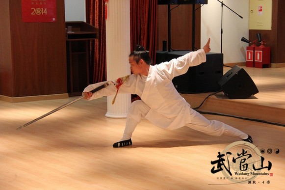 Kung fu masters teach in Moscow